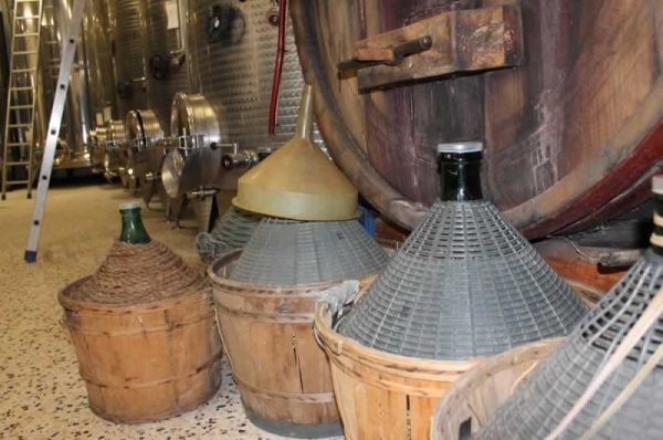 Wine from casks