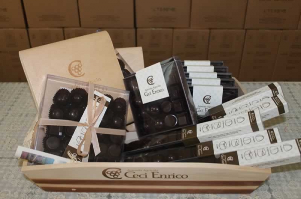 Praline di finissimo cioccolato fondente